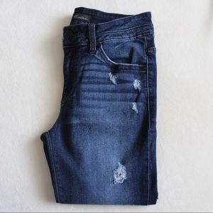 KanCan Ripped Dark Wash Blue Jeans